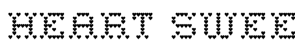 Heart Sweet Heart font preview